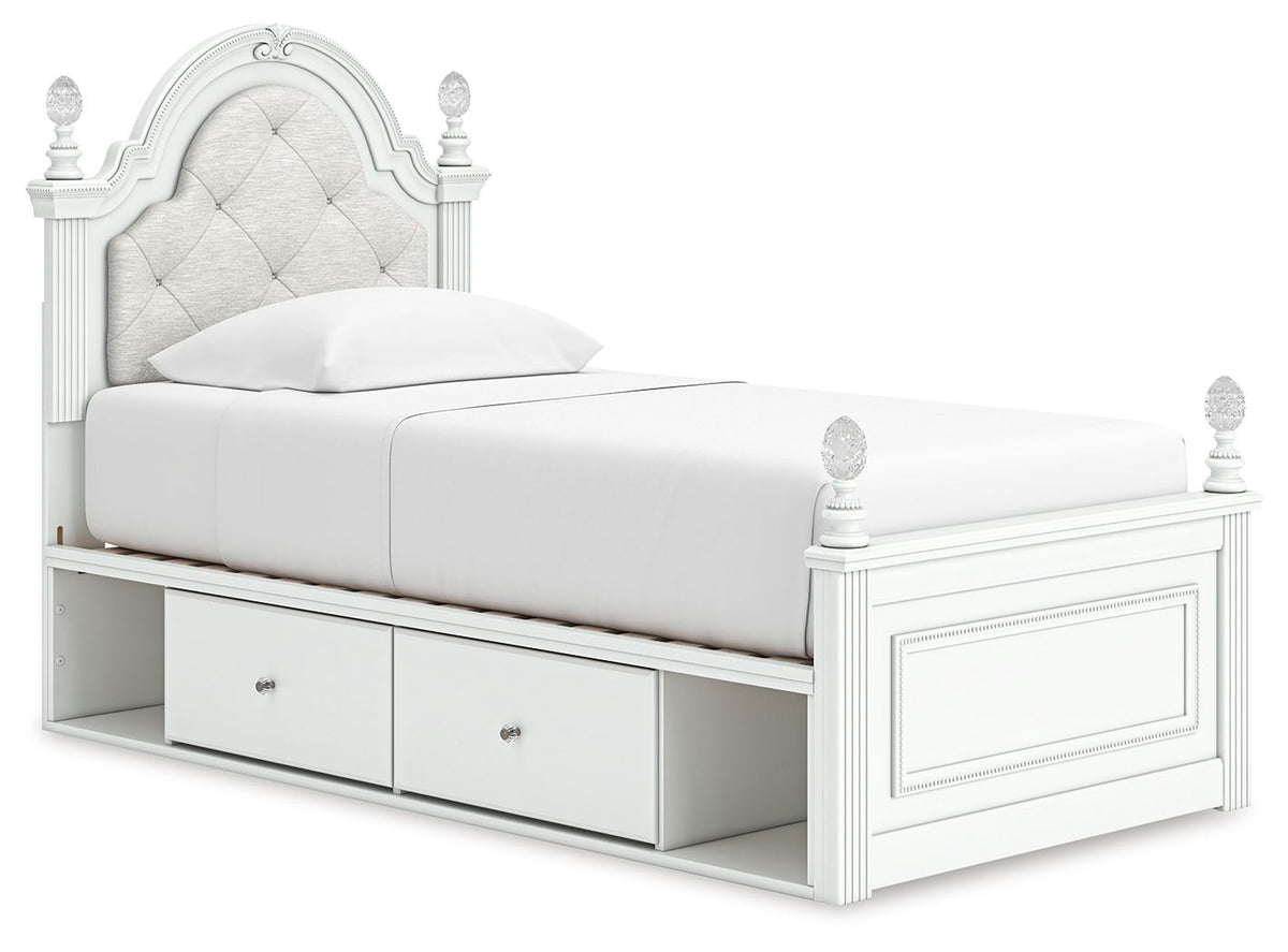 Kozlani Twin Upholstered Storage Bed