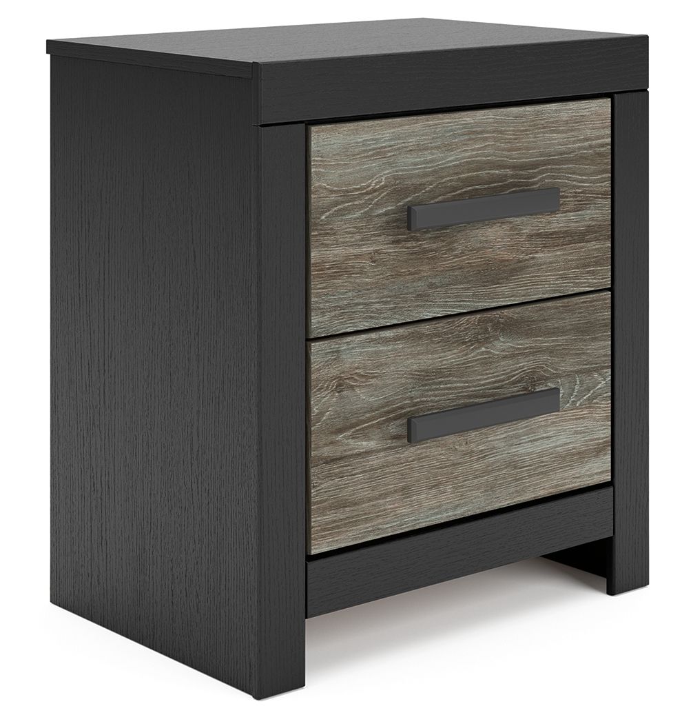 Broachmyn Black/Gray Nightstand