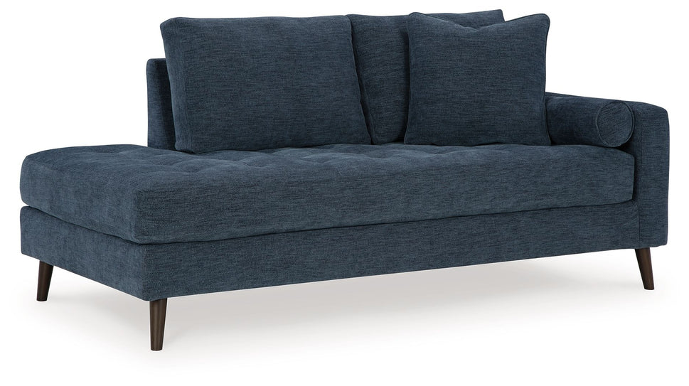 Bixler Navy Raf Corner Chaise
