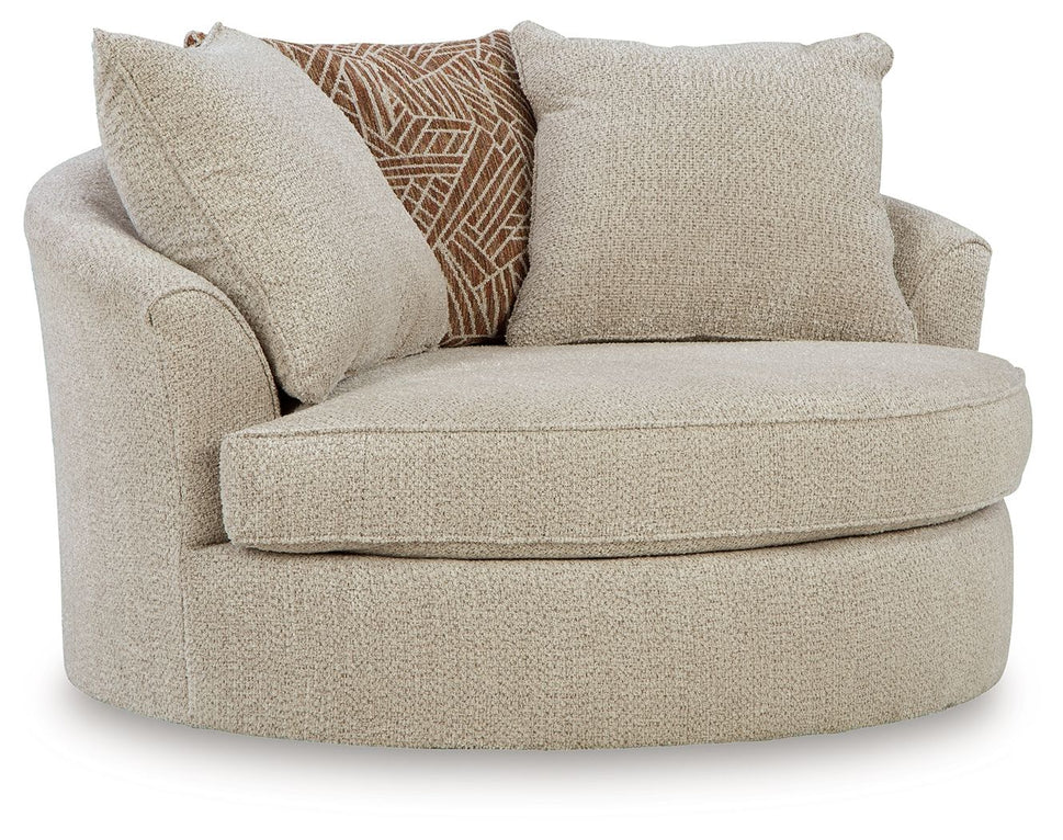 Steelwater Retreat Oversized Swivel Accent Chair