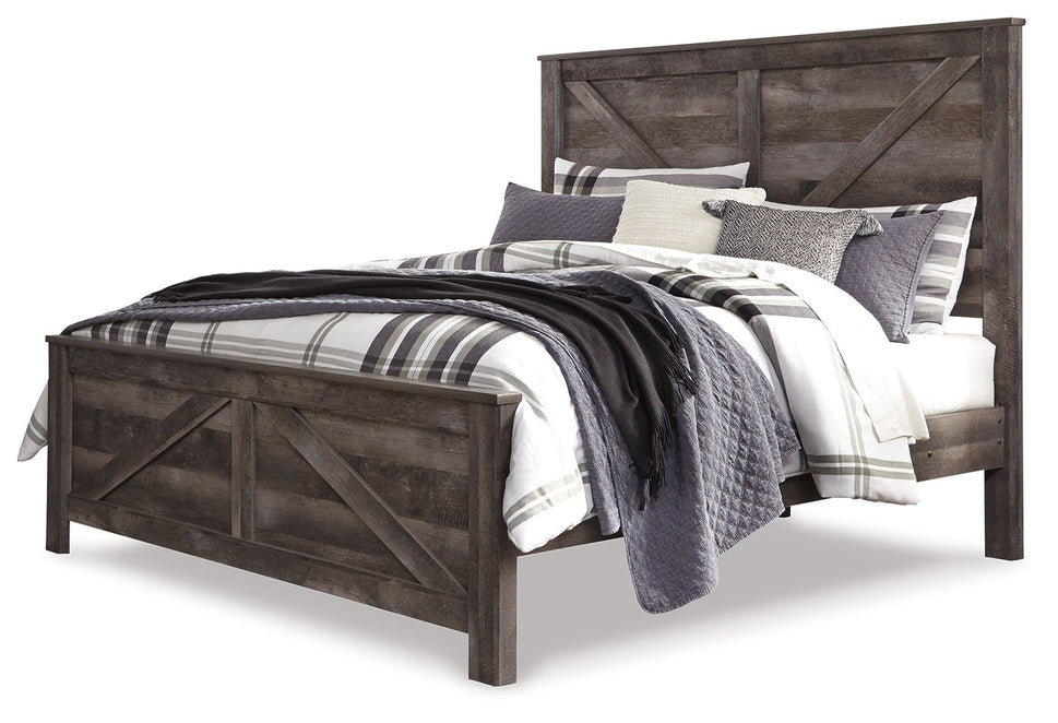 Wynnlow King Crossbuck Bed