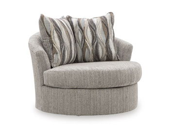 Lofwood Fossil Swivel Accent Chair