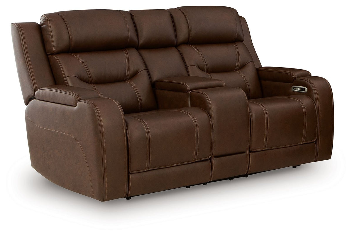 Knightington Brown Loveseat