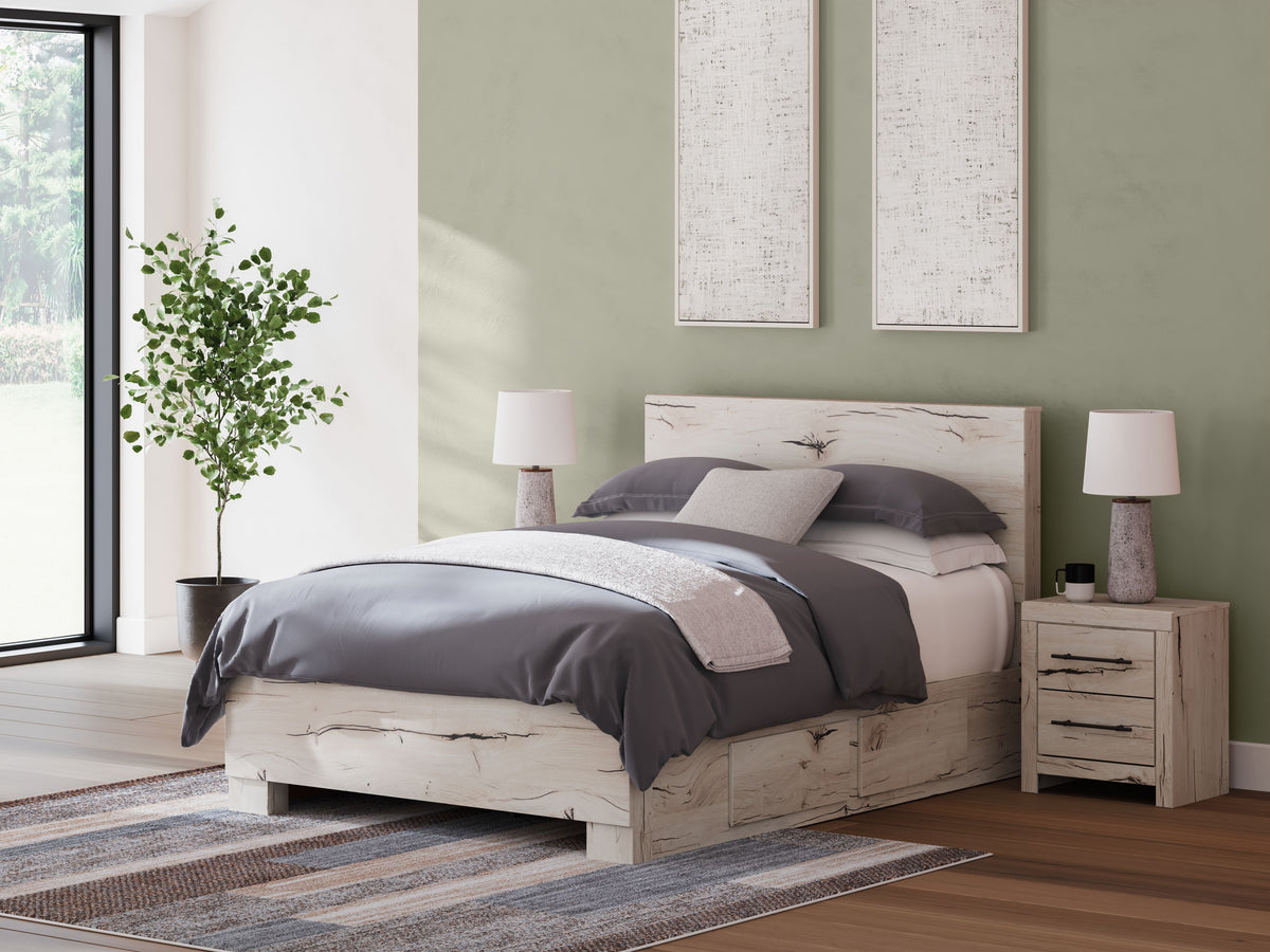 Lawroy Queen Bed with Storage (2 Storage Units)