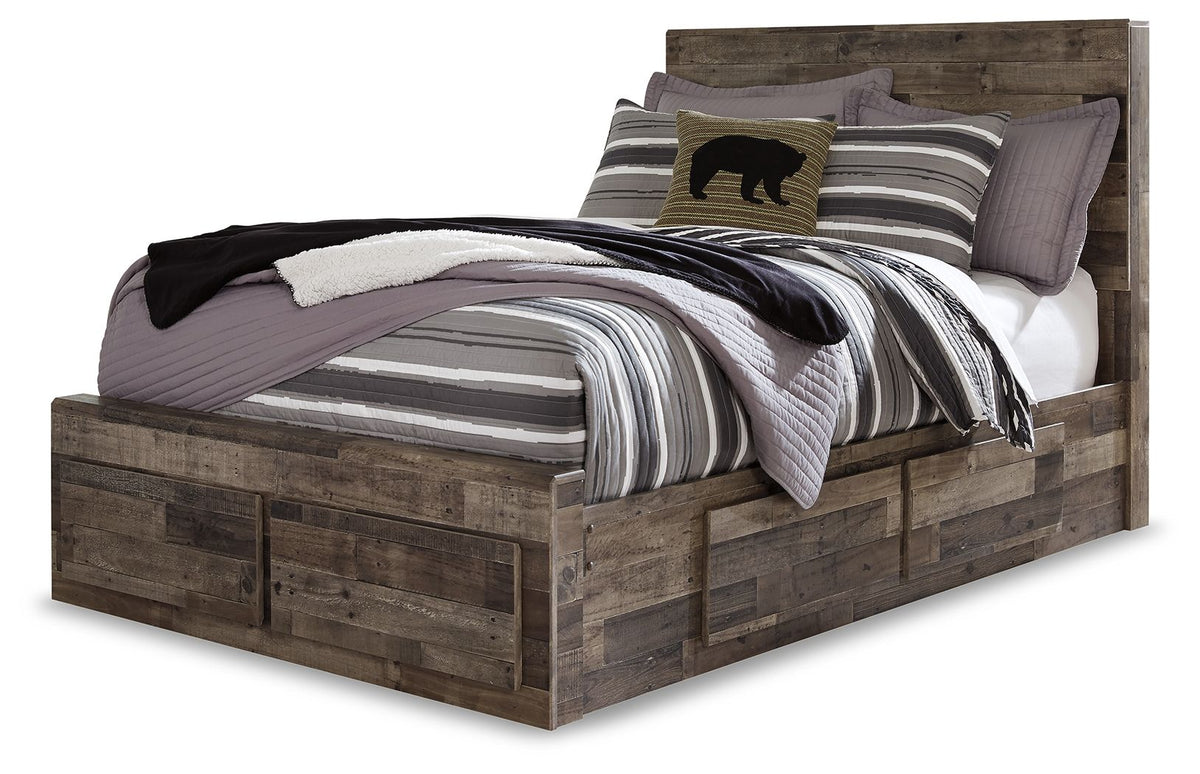 Derekson Full Bed with 6 Storage Drawers