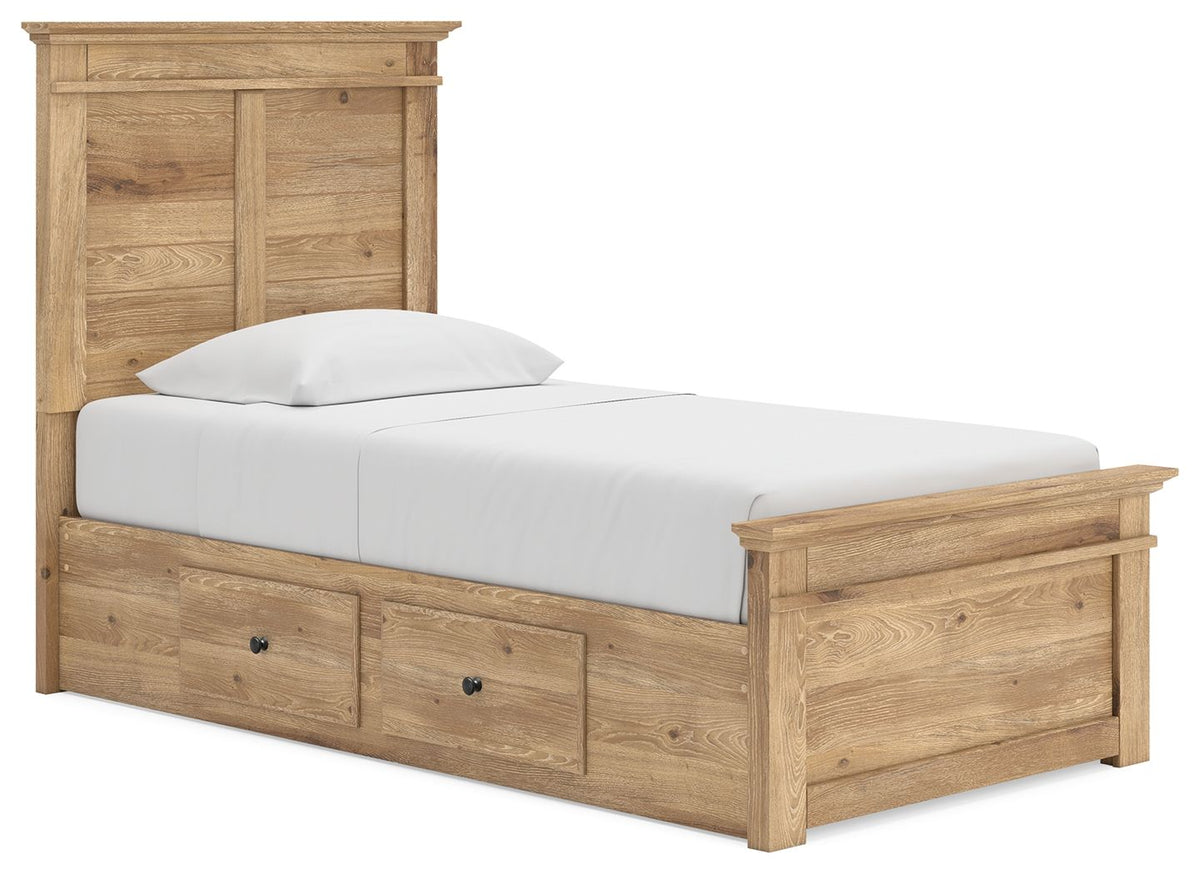 Makidern Twin Storage Bed (Underbed Storage, 2 Storage Units)