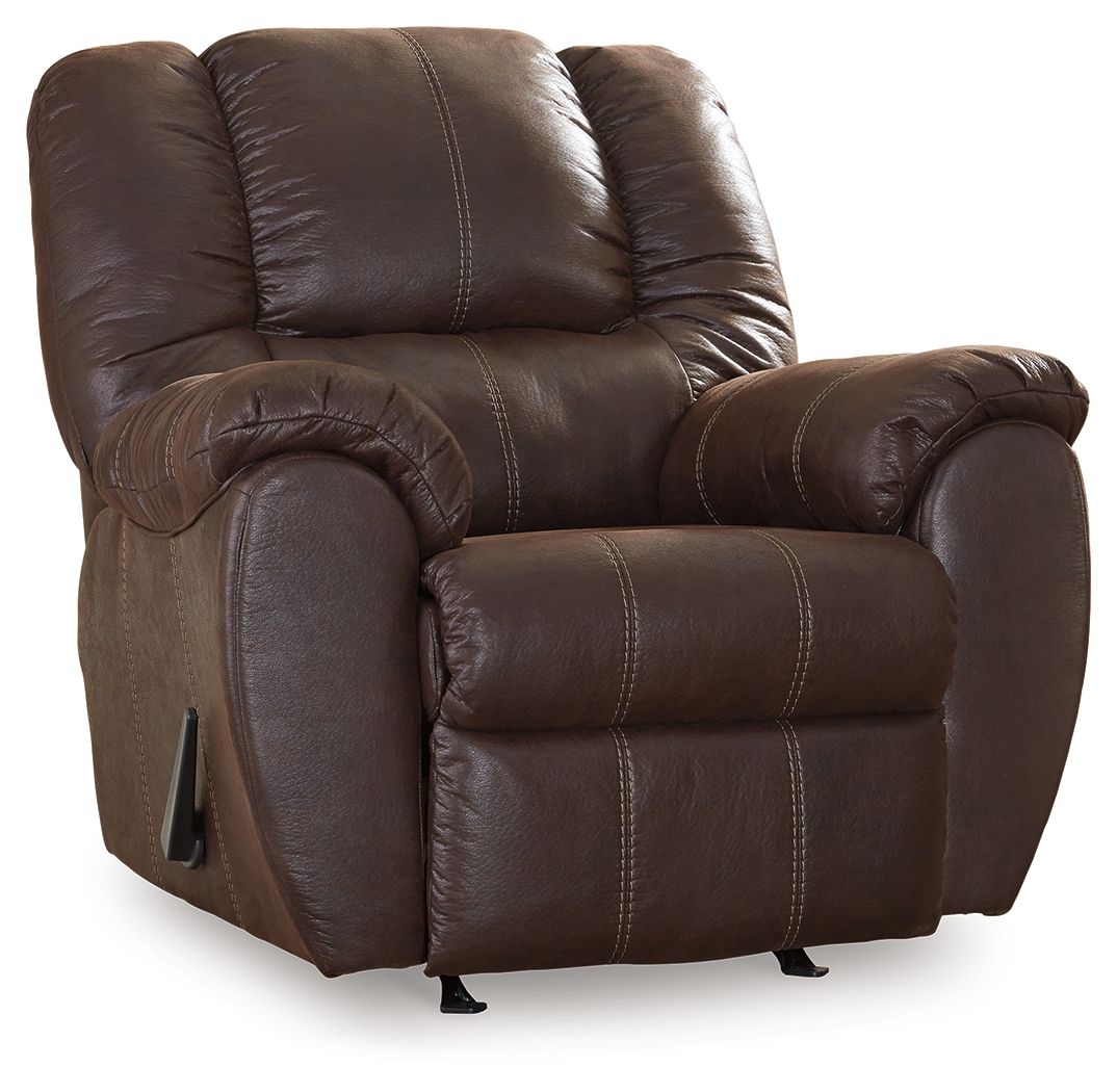 McGann Walnut Rocker Recliner