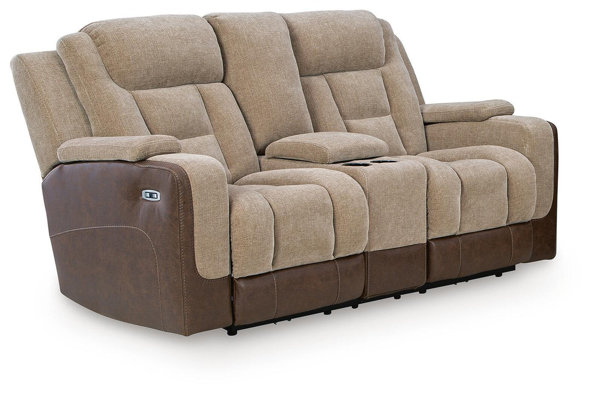 Mixed Motion Brownstone Loveseat