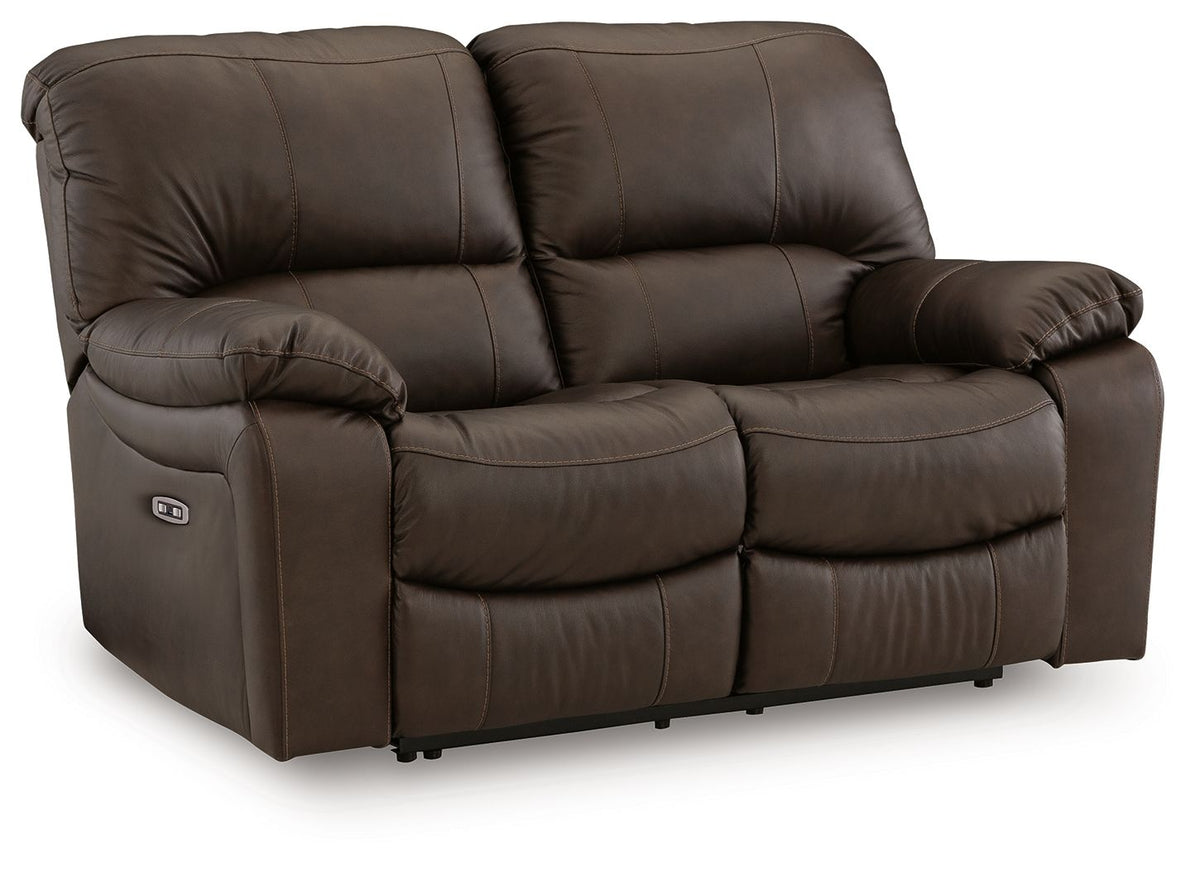Leesworth Dark Brown Loveseat